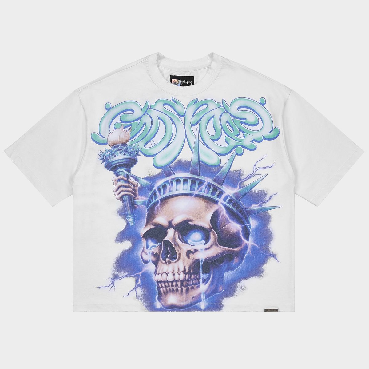 Godspeed Tee White Liberty Tears