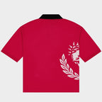 Godspeed Crest Polo Victor Oversized Red