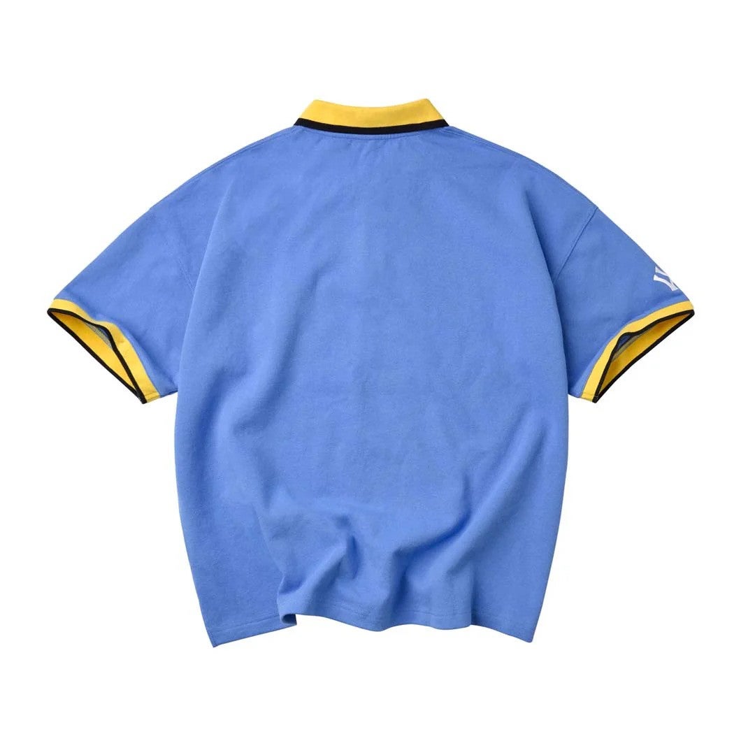 Vale Forever Blue Yellow Polo Shirt