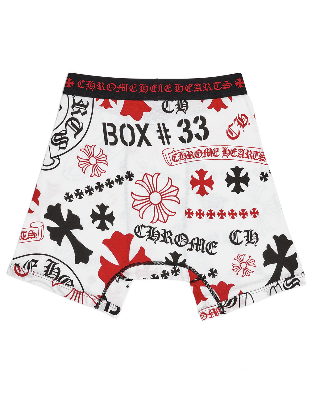 Chrome Hearts Classic Rib Boxer Brief White Multicolor