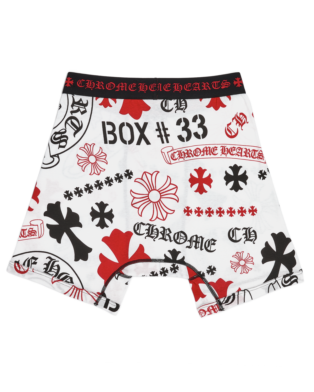 Chrome Hearts Classic Rib Boxer Brief White Multicolor