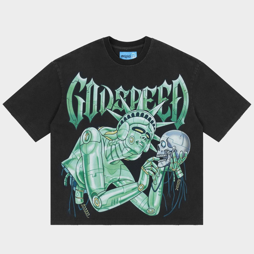 Godspeed Tee Freedoms Protocol NG Black