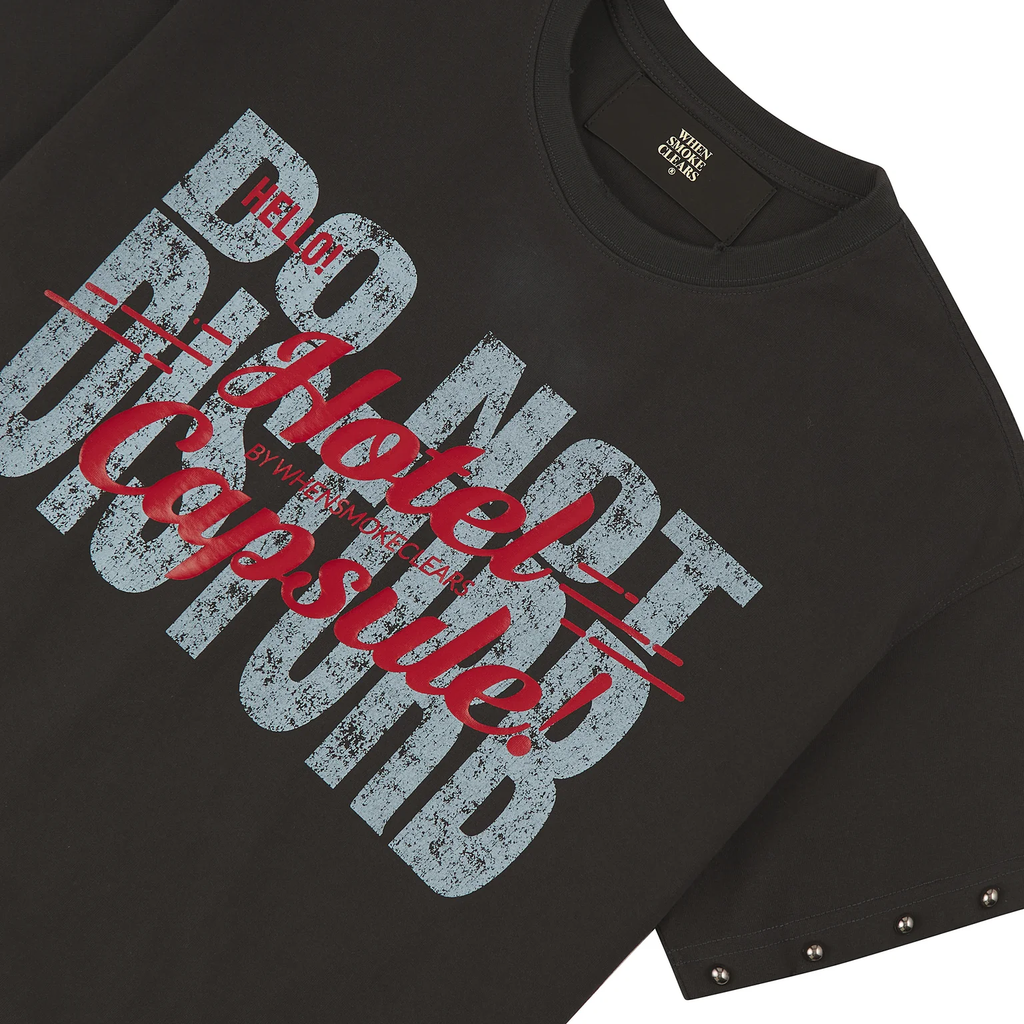 WSC Tee Do Not Disturb Black Wash