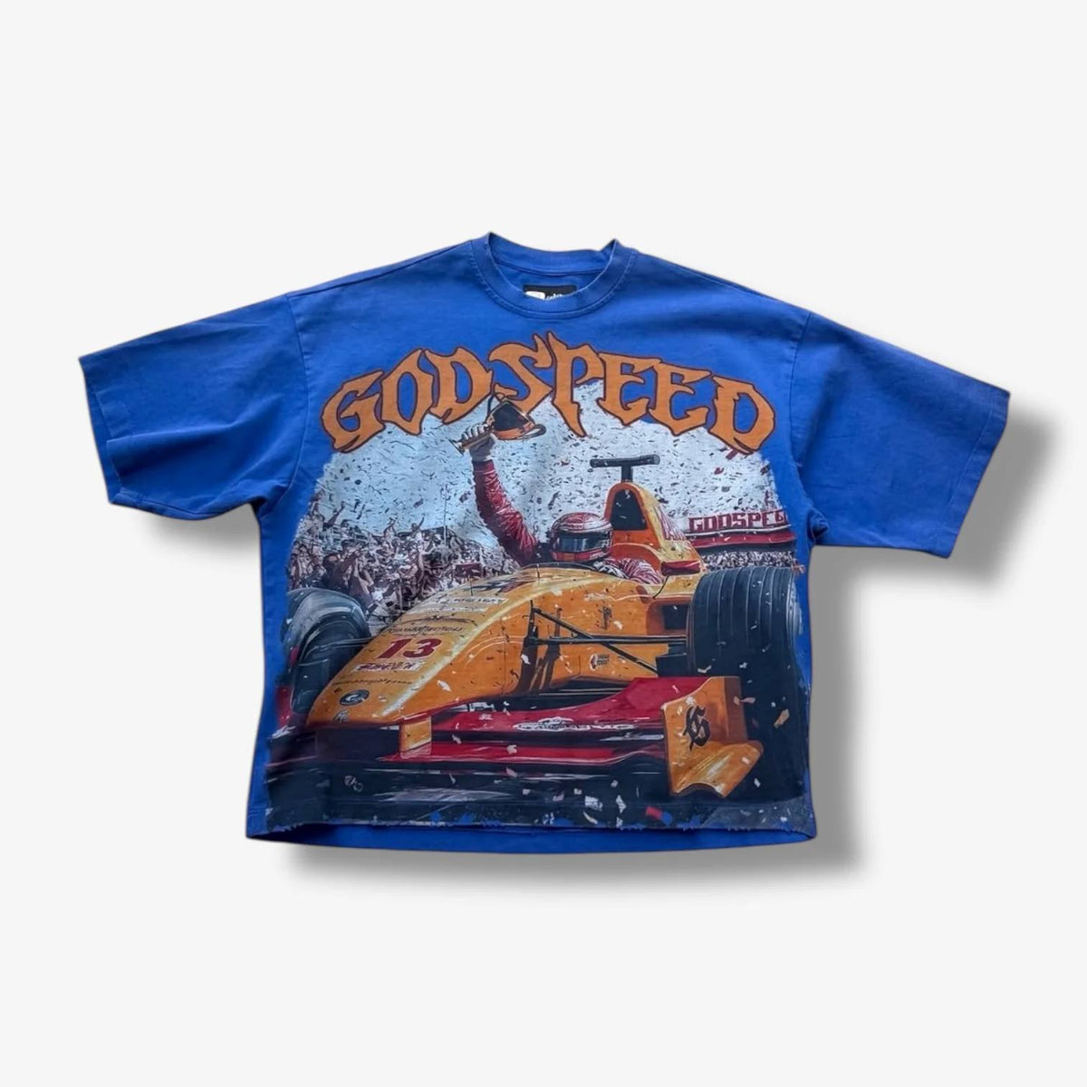 Godspeed F1 Finishline Tee Blue Wash