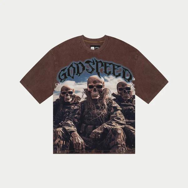 Godspeed Tee Squadron Brown