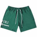 Amiri Swim Shorts MA Bar Military Green