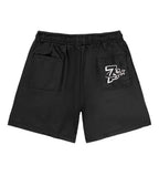 Triple Sevens Shorts Black Nylon Button
