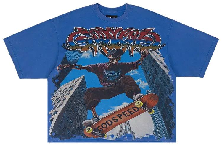 Godspeed Tee Ollie Blue