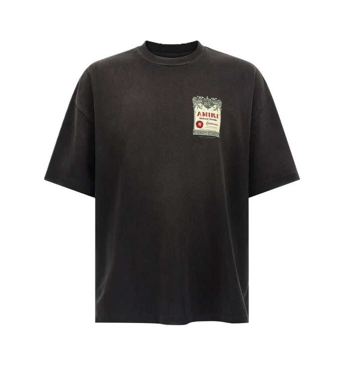 AMIRI Tee Chateau Stamp Black Oversized