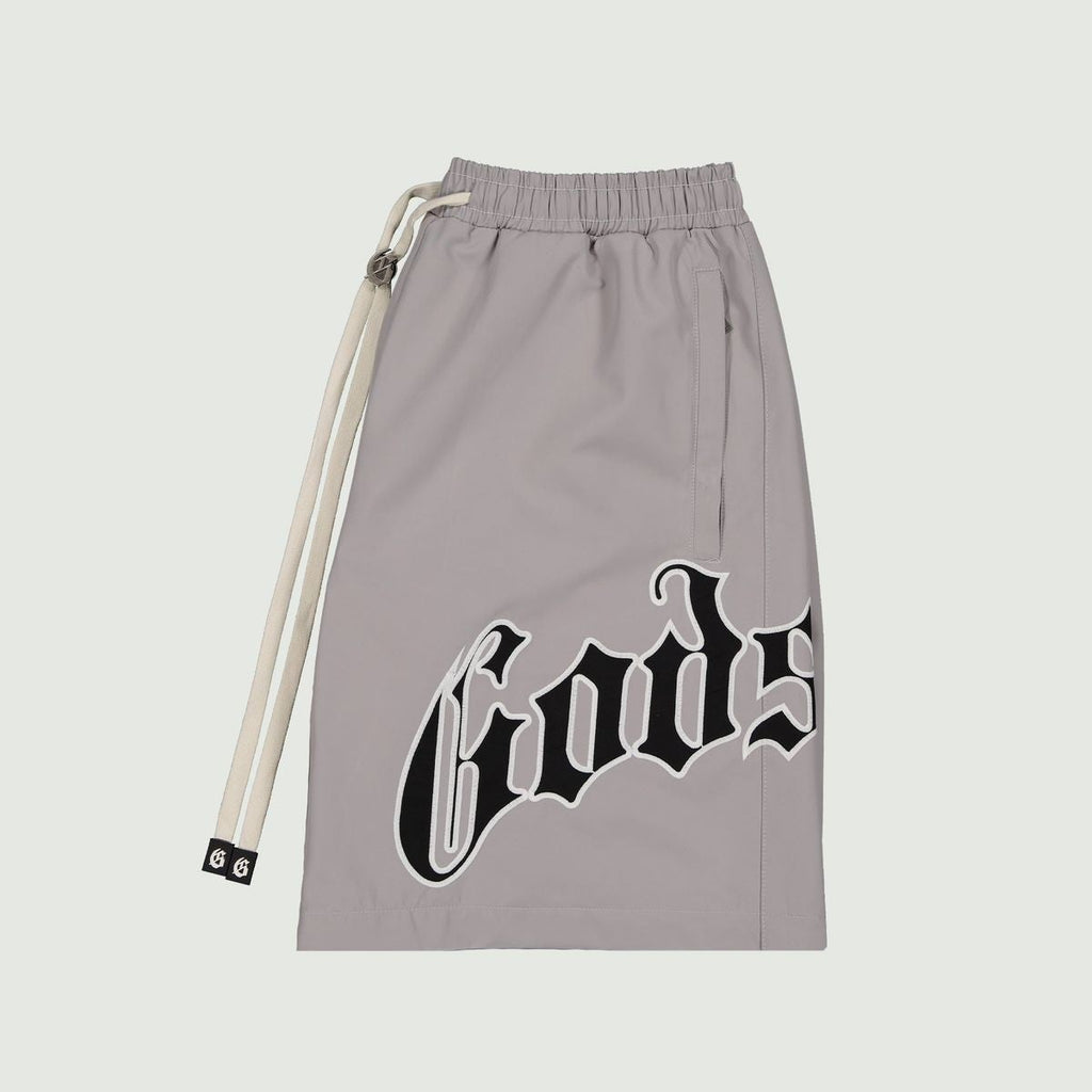 Godspeed Nylon Shorts OG Logo Grey