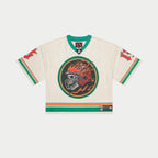 Godspeed First Down Jersey Bone Teal Orange