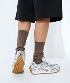 Bottega Veneta Orbit Sneakers White Silver