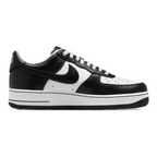 FLEX SHOP Air Force 1 x Terror Squad Blackout sneakers in premium black and white leather with heel embroidery.