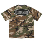Supreme Tee Cracked Pocket Woodland Camo