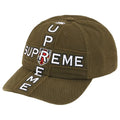 Supreme Cross 6-Panel Olive Hat