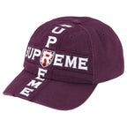 Supreme Cross 6-Panel Plum Hat