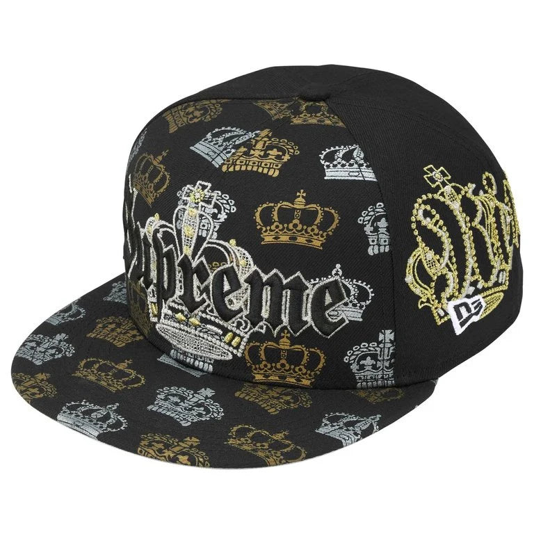 Supreme Hat Crown New Era Black