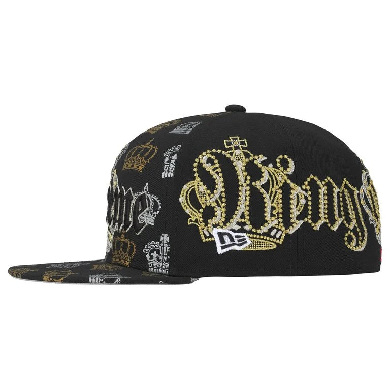 Supreme Hat Crown New Era Black