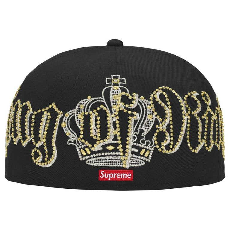 Supreme Hat Crown New Era Black