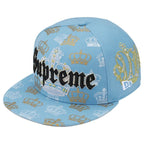 Supreme Hat Crown New Era Blue