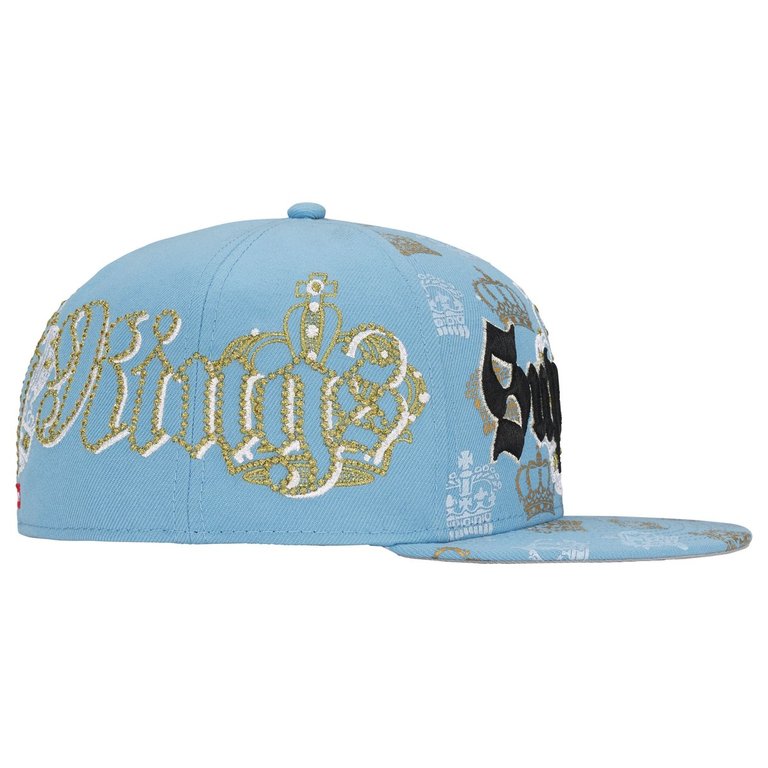 Supreme Hat Crown New Era Blue
