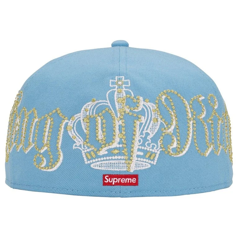 Supreme Hat Crown New Era Blue