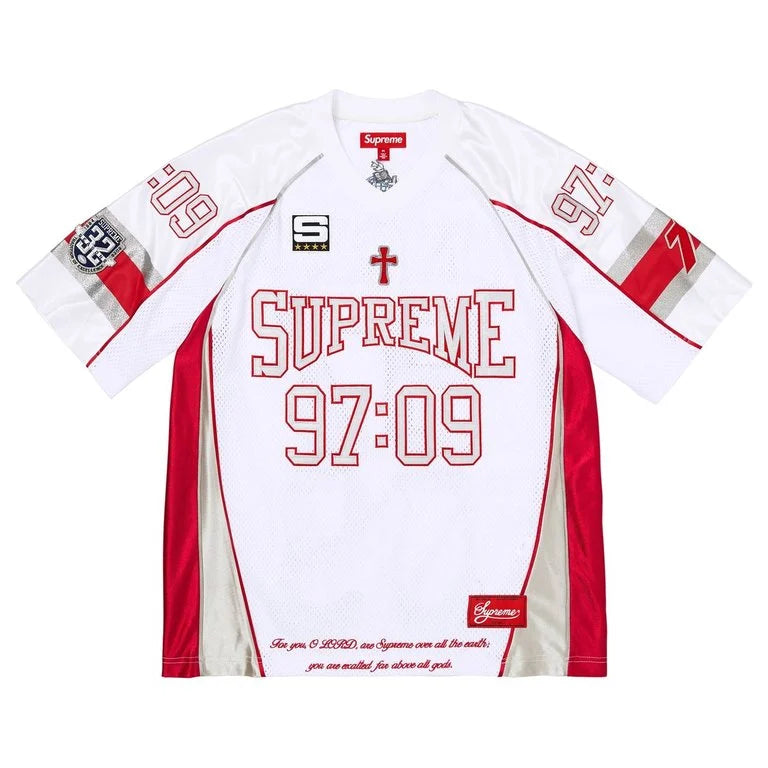 Supreme White Disciples Football Jersey