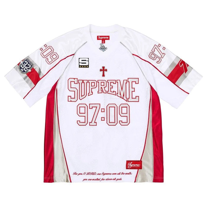 Supreme White Disciples Football Jersey