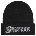 Supreme beanie  Metallic Stripe Black