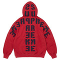 Supreme "Mirrored Appliqué" Red Hoodie