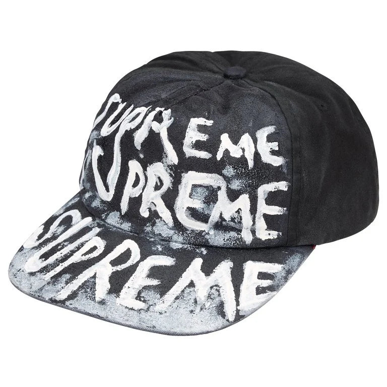 Supreme Hat Painted 5-Panel Black