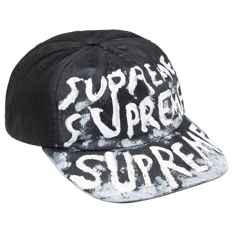 Supreme Hat Painted 5-Panel Black