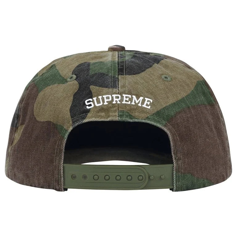 Supreme Hat Painted 5-Panel Woodland Camo