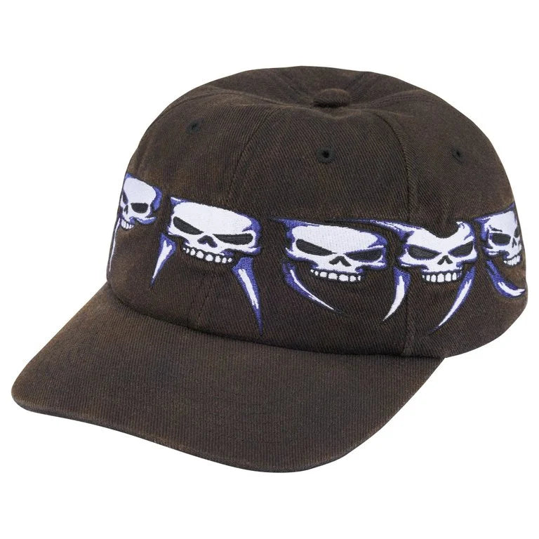 Supreme Hat Skulls Spellout 6-Panel Rust