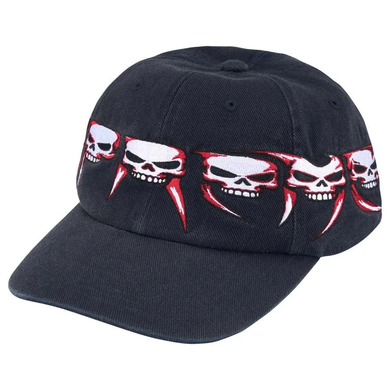 Supreme Hat Skulls Spellout 6-Panel Navy