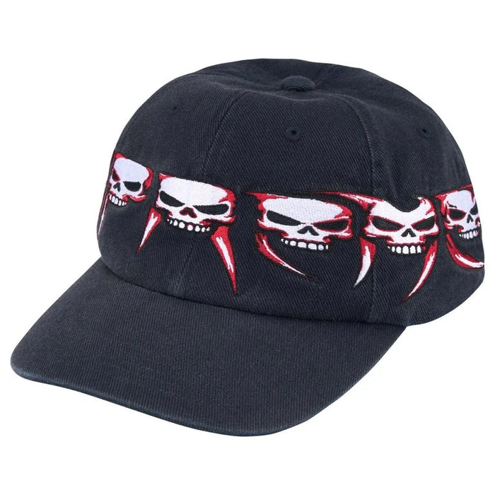 Supreme Hat Skulls Spellout 6-Panel Navy