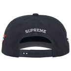 Supreme Hat Skulls Spellout 6-Panel Navy