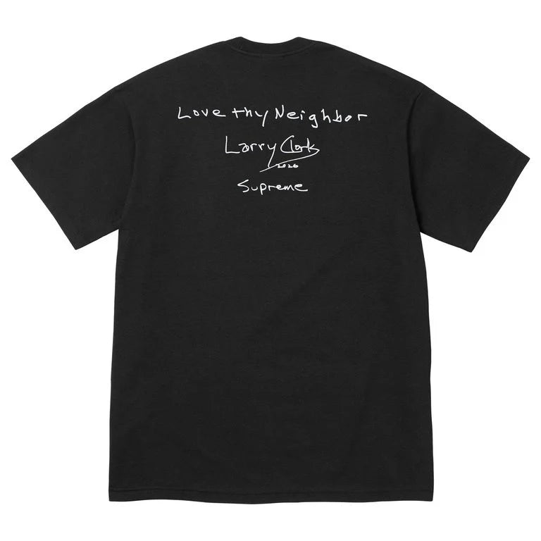 Supreme Tee Larry Clark Neighbor Black