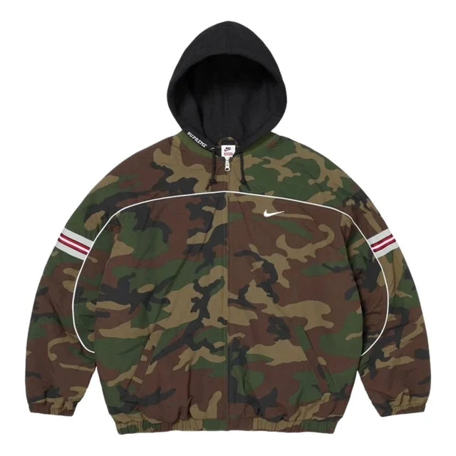Supreme x Nike Nylon Hooded Jacket 'Woodland Camo'