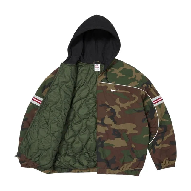Supreme x Nike Nylon Hooded Jacket 'Woodland Camo'
