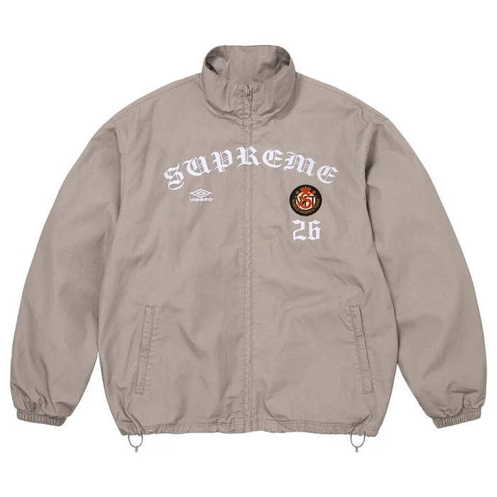 Supreme®/Umbro® Grey Cotton Ripstop Track Jacket