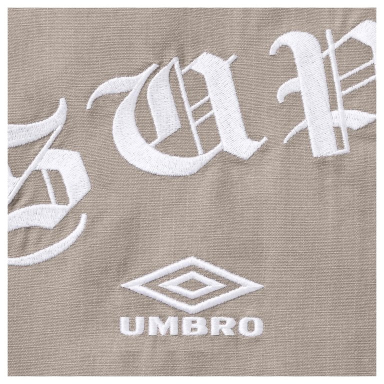 Supreme®/Umbro® Grey Cotton Ripstop Track Jacket