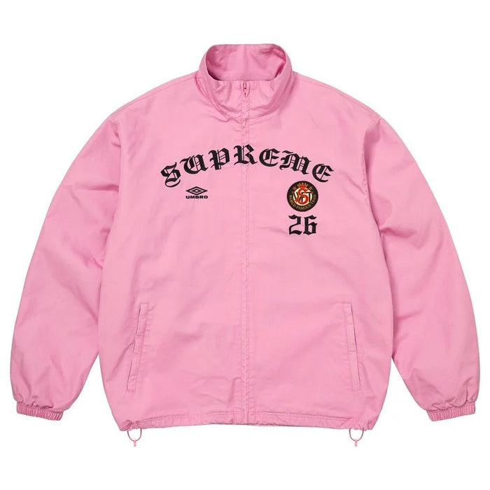 Supreme®/Umbro® Pink Cotton Ripstop Track Jacket