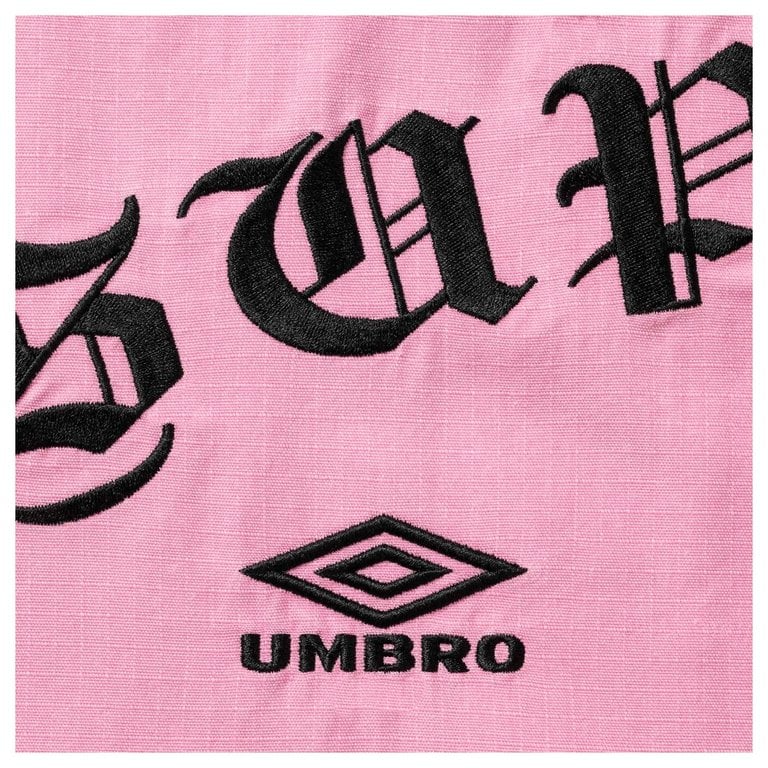 Supreme®/Umbro® Pink Cotton Ripstop Track Jacket