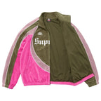 Supreme Track Jacket Umbro Velour Olive
