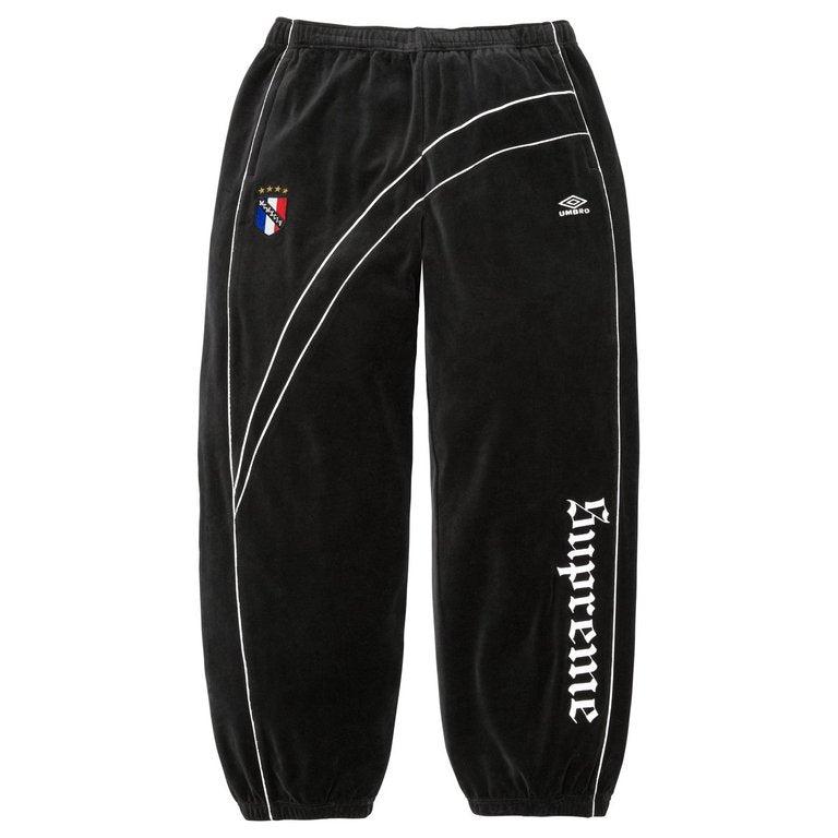 Supreme Track Pant Umbro Velour Black