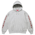 Supreme Heather Grey Washed Logo Hooded Sweatshirt