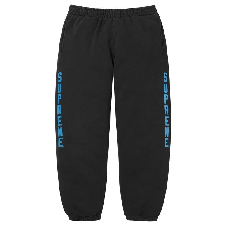 Supreme Black Washed Logo Sweatpant