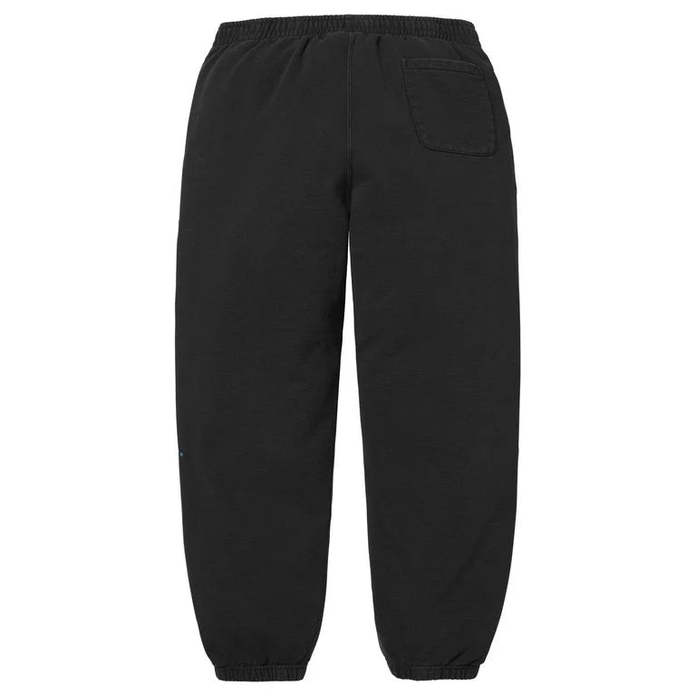 Supreme Black Washed Logo Sweatpant