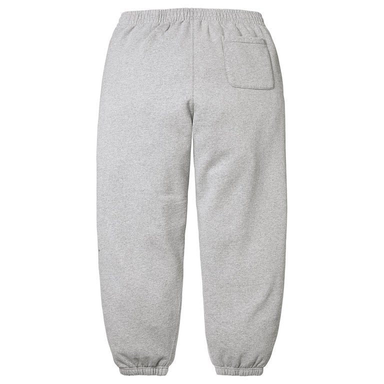 Supreme Heather Grey Washed Logo Sweatpants